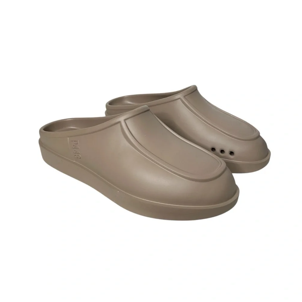 P448 Flo Clog Slip on Sandal Slide Mimetic Tan Unisex Italian EU 42/43 Size 9-10